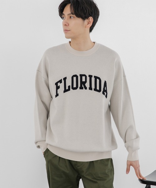 LAKOLE（ラコレ）の「スポンディッシュロゴニット / 294398（ニット/セーター・メンズ・アイボリー/ブラック/グリーン/ネイビー/グレー/ナチュラル・MEDIUM/LARGE/X-LARGE）」の5枚目の写真