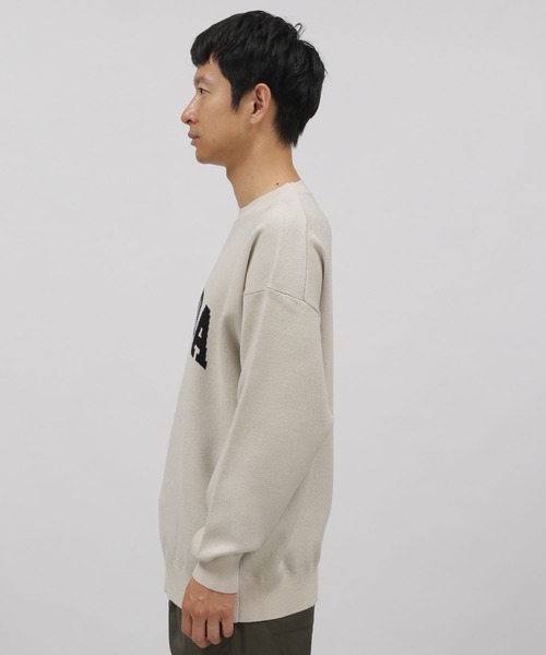 LAKOLE（ラコレ）の「スポンディッシュロゴニット / 294398（ニット/セーター・メンズ・アイボリー/ブラック/グリーン/ネイビー/グレー/ナチュラル・MEDIUM/LARGE/X-LARGE）」の14枚目の写真