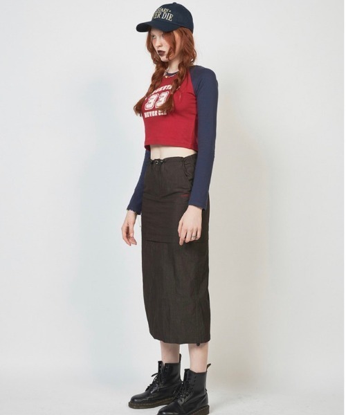 CRANK（クランク）の「【CRANK/クランク】PRINTED RAGLAN TOP