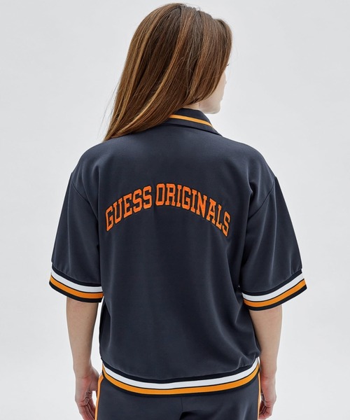 Guess(ゲス)の「GUESS Originals Track Shirt(シャツ/ブラウス・レディース・ネイビー・X-SMALL/SMALL/MEDIUM)」の2枚目の写真