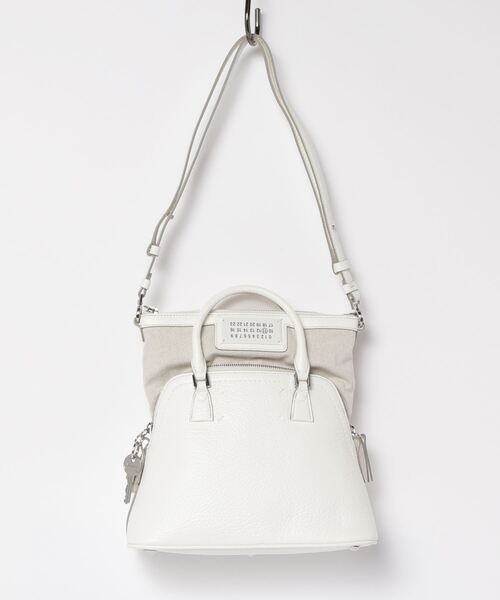 マルジェラ 5AC ミニ ホワイト Margiela ハンドバッグ ショルダー メゾンマルジェラ Maison Margiela ハンドバッグ ショルダー