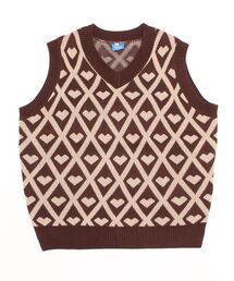 CORPUS TOKYO | 柄Vネックニットベスト(ベスト)