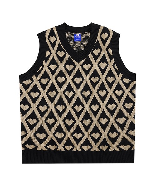 CORPUS TOKYO（コーパス トーキョー）の「柄Vネックニットベスト（ベスト・メンズ・A/B/C/D・1/2/3）」の6枚目の写真