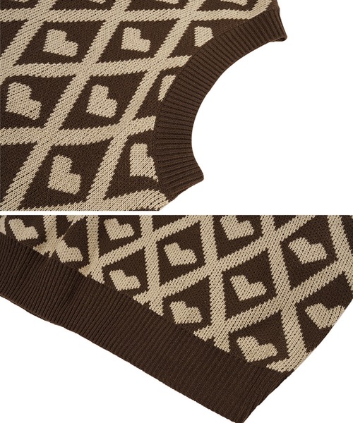 CORPUS TOKYO（コーパス トーキョー）の「柄Vネックニットベスト（ベスト・メンズ・A/B/C/D・1/2/3）」の15枚目の写真