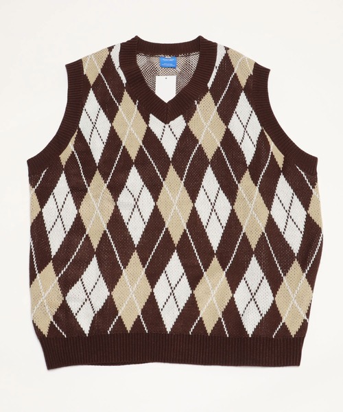CORPUS TOKYO（コーパス トーキョー）の「柄Vネックニットベスト（ベスト・メンズ・A/B/C/D・1/2/3）」の21枚目の写真