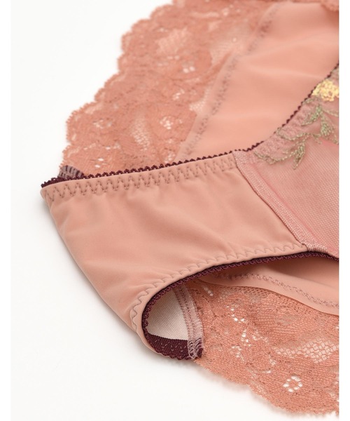 AMPHI（アンフィ）の「BRAGENIC/フラワー×エンブロイダリーレース ショーツ（ショーツ・レディース・シャーベット/ブラック/ライトグレー/ブラウン/ライトブルー/ライトパープル/ベージュ・MEDIUM/LARGE）」の12枚目の写真