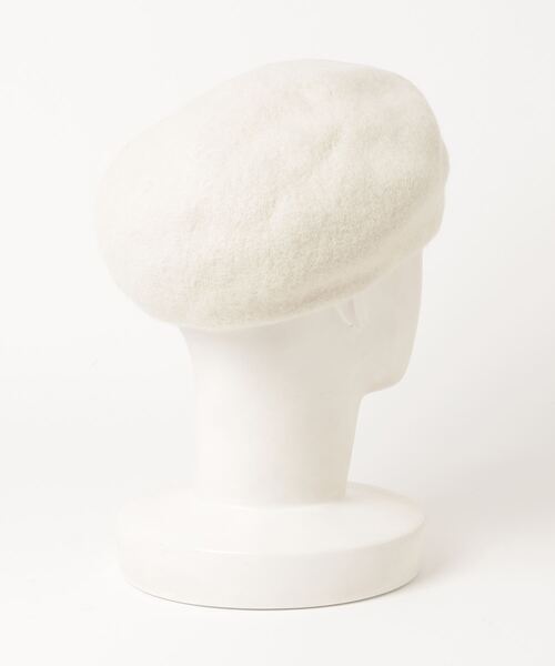 TINA：JOJUN（ティーナジョジュン）の「チャーム付き フェルトベレー帽 TINA：JOJUN（ハンチング/ベレー帽・レディース・アイボリー/ブラック/オレンジ・F）」の16枚目の写真