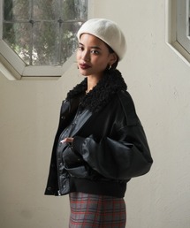 TINA：JOJUN | チャーム付き フェルトベレー帽 TINA：JOJUN(ハンチング/ベレー帽)