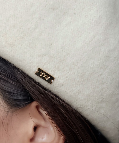 TINA：JOJUN（ティーナジョジュン）の「チャーム付き フェルトベレー帽 TINA：JOJUN（ハンチング/ベレー帽・レディース・アイボリー/ブラック/オレンジ・F）」の11枚目の写真