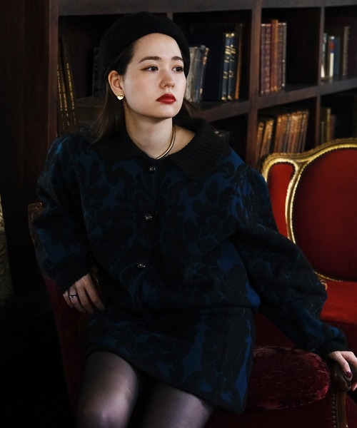 TINA：JOJUN（ティーナジョジュン）の「チャーム付き フェルトベレー帽 TINA：JOJUN（ハンチング/ベレー帽・レディース・アイボリー/ブラック/オレンジ・F）」の14枚目の写真