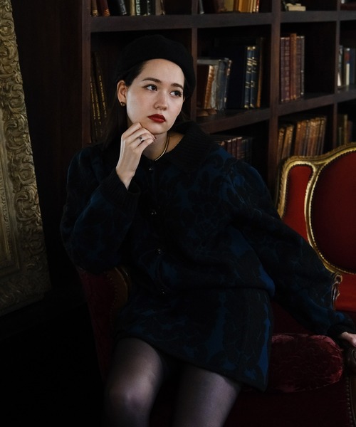 TINA：JOJUN（ティーナジョジュン）の「チャーム付き フェルトベレー帽 TINA：JOJUN（ハンチング/ベレー帽・レディース・アイボリー/ブラック/オレンジ・F）」の15枚目の写真