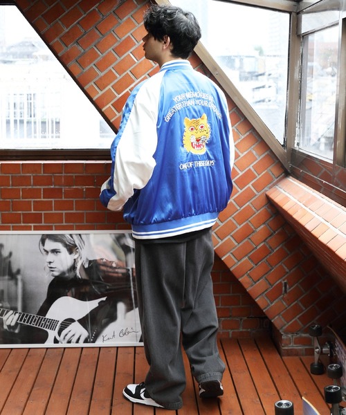 8(eight)(エイト)の「サテン刺繍スカジャン(スカジャン・メンズ・ブラック系その他/ブルー系その他・MEDIUM/LARGE)」の9枚目の写真