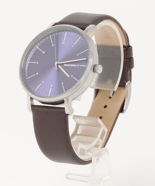 innovator（イノベーター）の「【innovator】IN-0007-13 BK/BK,IN-0007-15 NV/SV,IN-0007-19 BR/NV,IN-0007-20 BE/NV（アナログ腕時計・メンズ・グレイッシュベージュ/ブラック/ブラウン/ブルー・FREE）」の7枚目の写真