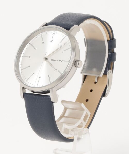 innovator（イノベーター）の「【innovator】IN-0007-13 BK/BK,IN-0007-15 NV/SV,IN-0007-19 BR/NV,IN-0007-20 BE/NV（アナログ腕時計・メンズ・グレイッシュベージュ/ブラック/ブラウン/ブルー・FREE）」の8枚目の写真