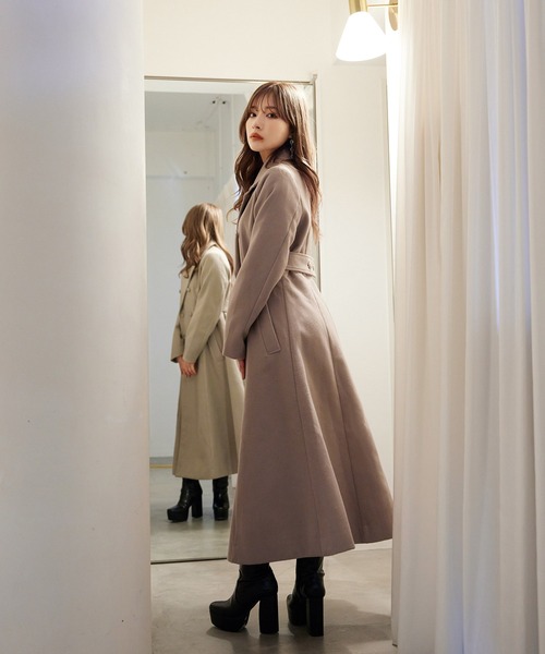 abyts BEAVERチェスターコート　ロングコート MAISON SPECIAL コート チェスターコート Cashmere Beaver Chester