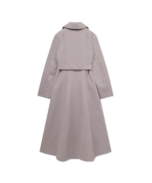 ANDGEEBEE（アンジービー）の「ロングチェスターコート（チェスターコート・レディース・ブラック/グレー・MEDIUM）」の10枚目の写真