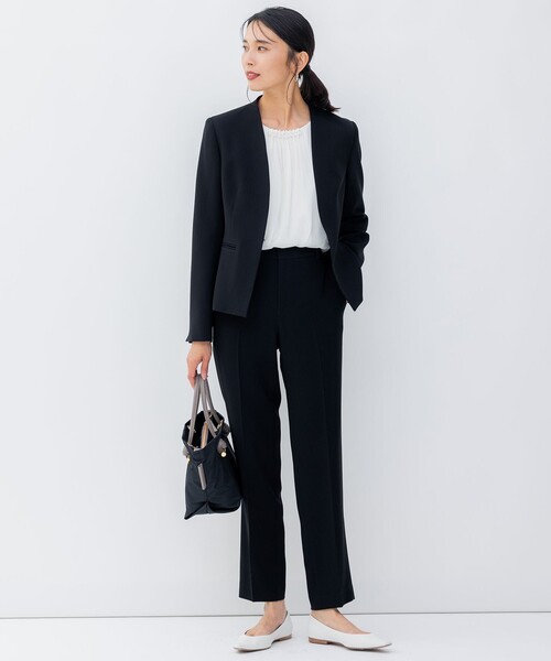 23区（ニジュウサンク）の「トリアセダブルジョーゼット パンツ（その他パンツ・レディース・ネイビー系/ブラック系/ベージュ系・36/40/38/42）」の19枚目の写真