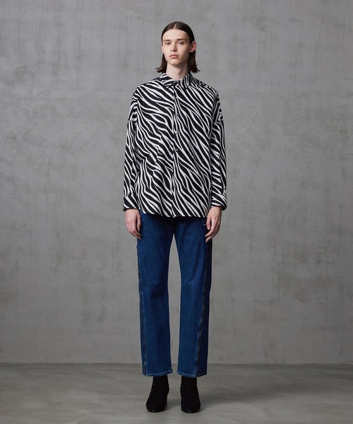 SHAREEF（シャリーフ）の「ZEBRA JQ L/S SHIRTS（シャツ/ブラウス・メンズ・パープル/ターコイズブルー/ブラック・1/2/3）」の18枚目の写真