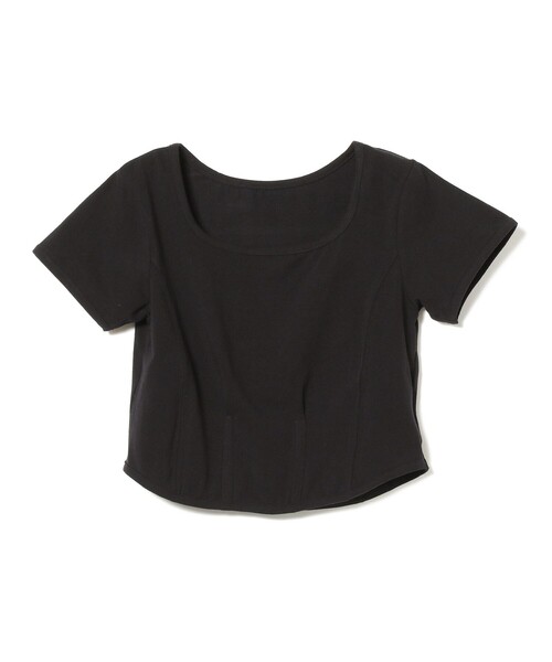 Ray BEAMS（レイビームス）の「Ray BEAMS / タイト クロップド Tシャツ（Tシャツ/カットソー・レディース・ブラック/ラベンダー/ホワイト・ONE SIZE）」の22枚目の写真