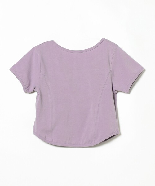 Ray BEAMS（レイビームス）の「Ray BEAMS / タイト クロップド Tシャツ（Tシャツ/カットソー・レディース・ブラック/ラベンダー/ホワイト・ONE SIZE）」の15枚目の写真