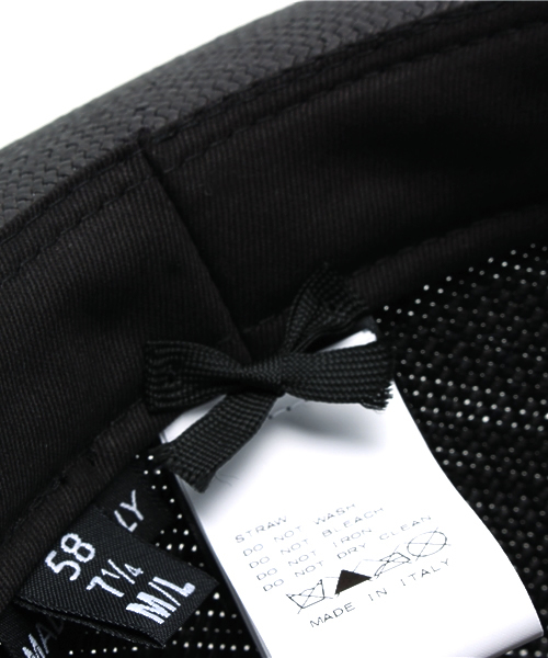 417 EDIFICE（フォーワンセブンエディフィス）の「SORBATTI / ソルバッティ パナマボーラーハット（ハット・メンズ・ブラック/アイボリー/ネイビー・FREE）」の4枚目の写真