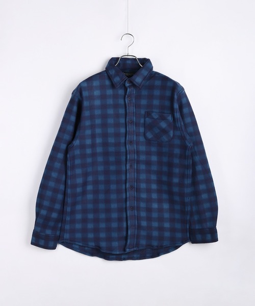 WESTSEA(ウエストシー)の「チェック柄 プリント フリーストップスシャツ(シャツ/ブラウス・メンズ・グリーン/オレンジ/ブルー/グレー/オフホワイト/ブルー系その他/ブルー系その他2/ブラック/ネイビー/ベージュ/ブルー系その他3/ブラック系その他/ブルー系その他4/ブラック系その他2/ダークオレンジ・M/L/LL)」の13枚目の写真