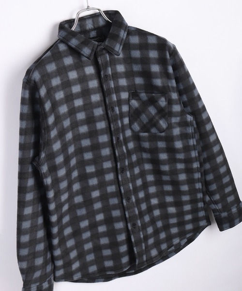 WESTSEA(ウエストシー)の「チェック柄 プリント フリーストップスシャツ(シャツ/ブラウス・メンズ・グリーン/オレンジ/ブルー/グレー/オフホワイト/ブルー系その他/ブルー系その他2/ブラック/ネイビー/ベージュ/ブルー系その他3/ブラック系その他/ブルー系その他4/ブラック系その他2/ダークオレンジ・M/L/LL)」の18枚目の写真