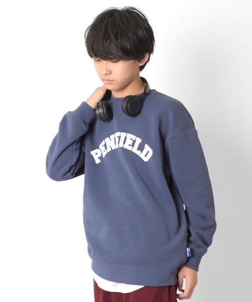 GLAZOS（グラソス）の「【Penfield】裏起毛・プリントトレーナー（スウェット・キッズ・グリーン/ネイビー/パープル/ブルー・140cm/150cm/160cm/170cm）」の9枚目の写真