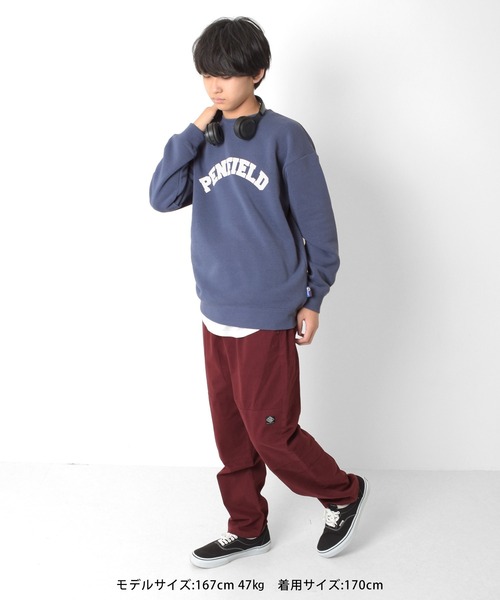 GLAZOS（グラソス）の「【Penfield】裏起毛・プリントトレーナー（スウェット・キッズ・グリーン/ネイビー/パープル/ブルー・140cm/150cm/160cm/170cm）」の10枚目の写真