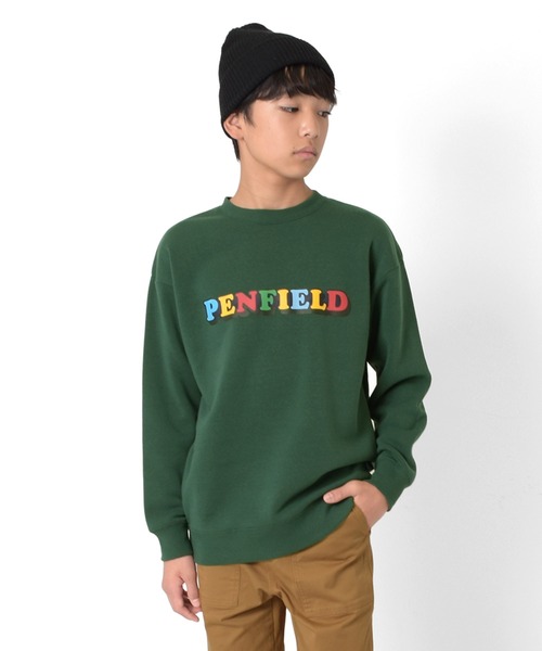 GLAZOS（グラソス）の「【Penfield】裏起毛・プリントトレーナー（スウェット・キッズ・グリーン/ネイビー/パープル/ブルー・140cm/150cm/160cm/170cm）」の11枚目の写真