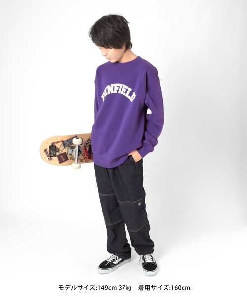 GLAZOS（グラソス）の「【Penfield】裏起毛・プリントトレーナー（スウェット・キッズ・グリーン/ネイビー/パープル/ブルー・140cm/150cm/160cm/170cm）」の18枚目の写真