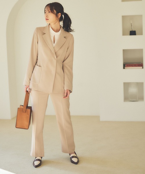 Andemiu（アンデミュウ）の「タックブラウス186514（シャツ/ブラウス・レディース・グリーン/アイボリー/ラベンダー・FREE）」の9枚目の写真