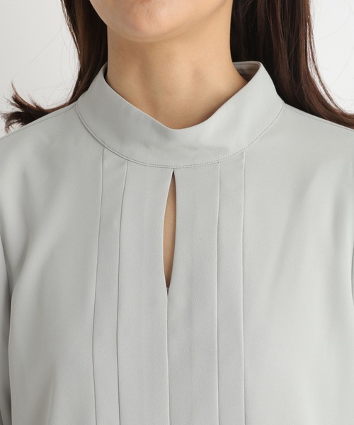 Andemiu（アンデミュウ）の「タックブラウス186514（シャツ/ブラウス・レディース・グリーン/アイボリー/ラベンダー・FREE）」の18枚目の写真