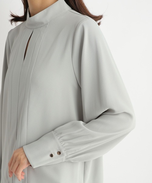 Andemiu（アンデミュウ）の「タックブラウス186514（シャツ/ブラウス・レディース・グリーン/アイボリー/ラベンダー・FREE）」の19枚目の写真