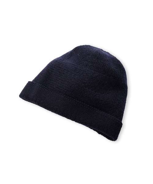 45R(フォーティファイブアール)の「USモーのUmiiニット帽(ニットキャップ/ビーニー・レディース・ベージュ/ブルー/カーキ/ネイビー/グレー・FREE)」の4枚目の写真