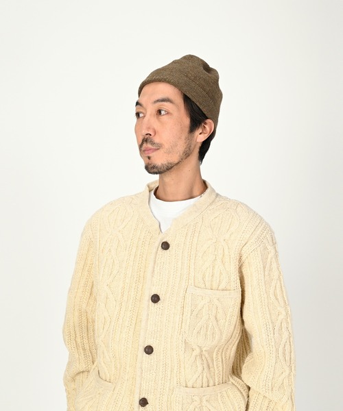 45R(フォーティファイブアール)の「USモーのUmiiニット帽(ニットキャップ/ビーニー・レディース・ベージュ/ブルー/カーキ/ネイビー/グレー・FREE)」の12枚目の写真