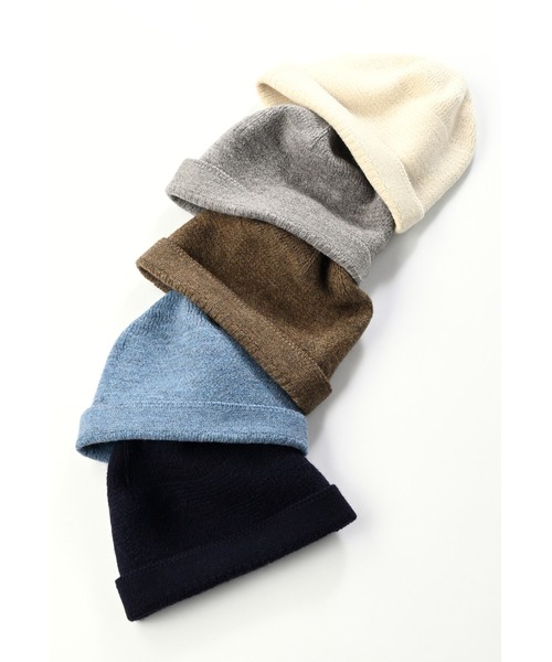 45R(フォーティファイブアール)の「USモーのUmiiニット帽(ニットキャップ/ビーニー・レディース・ベージュ/ブルー/カーキ/ネイビー/グレー・FREE)」の11枚目の写真