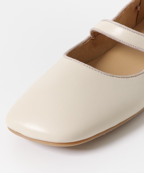 SENSE OF PLACE by URBAN RESEARCH（センスオブプレイスバイアーバンリサーチ）の「メリージェーンシューズ（バレエシューズ・レディース・ブラック/アイボリー・SMALL/MEDIUM/LARGE）」の14枚目の写真