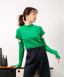 LOVELESS | 【石井亜美AmiIshiiコラボ】アームウォーマーニットプルオーバー(ニット/セーター)