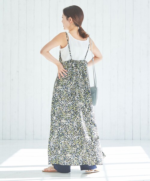 coen(コーエン)の「水彩風ドットプリントキャミワンピース(ワンピース・レディース・オリーブ/コバルトブルー・M/L)」の16枚目の写真