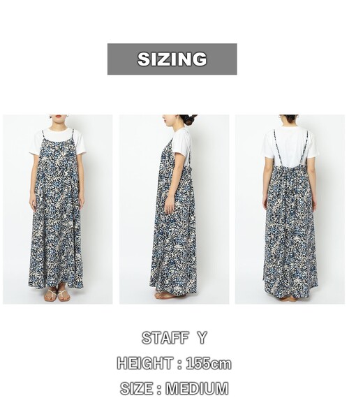 coen(コーエン)の「水彩風ドットプリントキャミワンピース(ワンピース・レディース・オリーブ/コバルトブルー・M/L)」の18枚目の写真