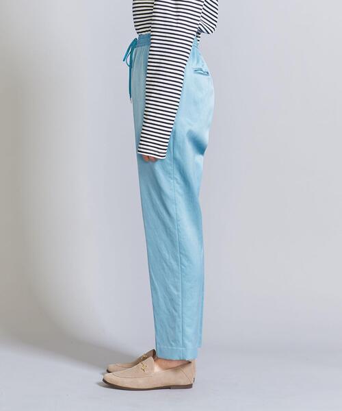 BEAUTY&YOUTH UNITED ARROWS（ビューティーアンドユースユナイテッドアローズ）の「サテン ドロースト イージーパンツ -ウォッシャブル-（その他パンツ・レディース・ダークグレー/ベージュ/オリーブ/ライトブルー・XS/S/M/L）」の6枚目の写真