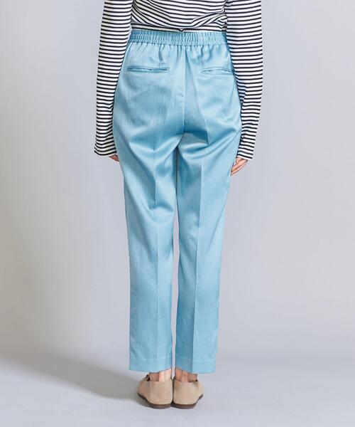 BEAUTY&YOUTH UNITED ARROWS（ビューティーアンドユースユナイテッドアローズ）の「サテン ドロースト イージーパンツ -ウォッシャブル-（その他パンツ・レディース・ダークグレー/ベージュ/オリーブ/ライトブルー・XS/S/M/L）」の7枚目の写真