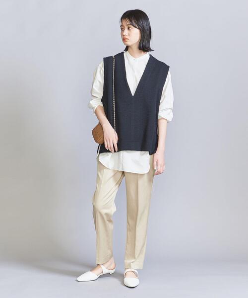 BEAUTY&YOUTH UNITED ARROWS（ビューティーアンドユースユナイテッドアローズ）の「サテン ドロースト イージーパンツ -ウォッシャブル-（その他パンツ・レディース・ダークグレー/ベージュ/オリーブ/ライトブルー・XS/S/M/L）」の17枚目の写真