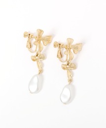 studio CLIP | 2フラワーパールイヤリング《オケージョンライン》(イヤリング)