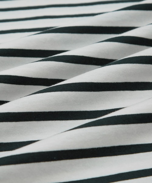 improves（インプローブス）の「【improves】ボーダー ボートネック 五分袖 バスクシャツ（Tシャツ/カットソー・メンズ・ブラック×ホワイト/ホワイト×ネイビー・LARGE/MEDIUM）」の12枚目の写真