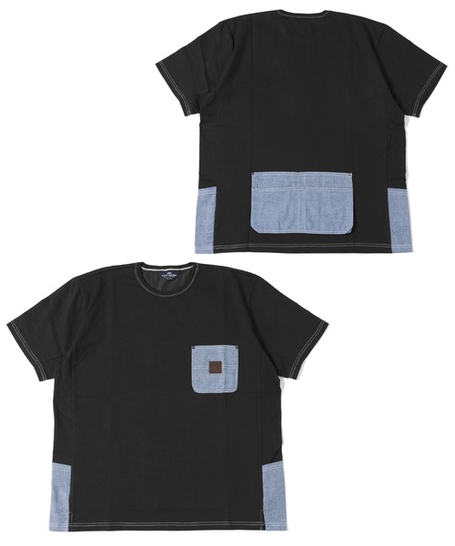 KRIFF MAYER(クリフメイヤー)の「DIYクールタフ半袖ポケT(Tシャツ/カットソー・メンズ・オフホワイト/カーキ/チャコール/ネイビー・MEDIUM/LARGE/X-LARGE)」の2枚目の写真