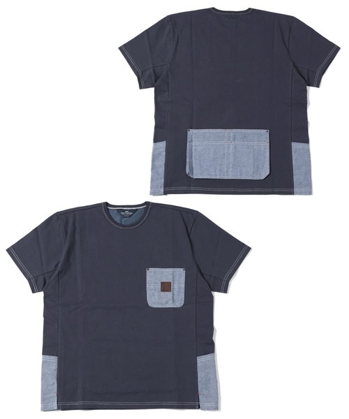 KRIFF MAYER(クリフメイヤー)の「DIYクールタフ半袖ポケT(Tシャツ/カットソー・メンズ・オフホワイト/カーキ/チャコール/ネイビー・MEDIUM/LARGE/X-LARGE)」の5枚目の写真