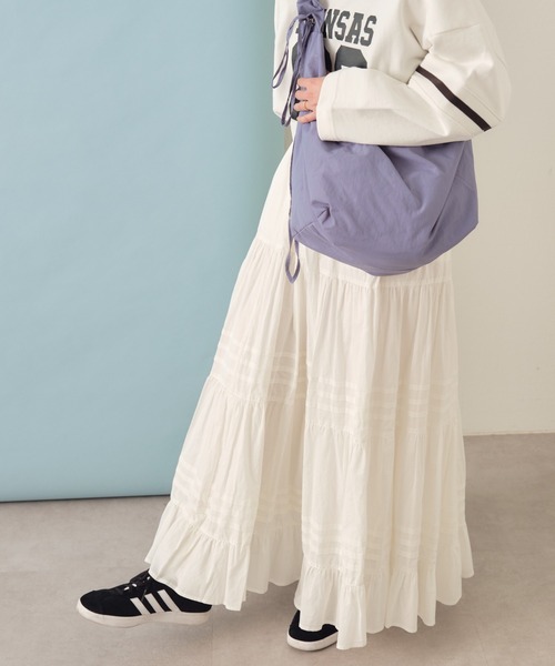 CIAOPANIC TYPY(チャオパニックティピー)の「タックボリュームスカート(スカート・レディース・イエロー/ホワイト/ブラック・ONE SIZE)」の20枚目の写真