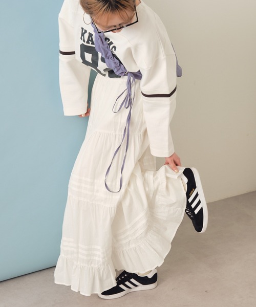 CIAOPANIC TYPY(チャオパニックティピー)の「タックボリュームスカート(スカート・レディース・イエロー/ホワイト/ブラック・ONE SIZE)」の21枚目の写真